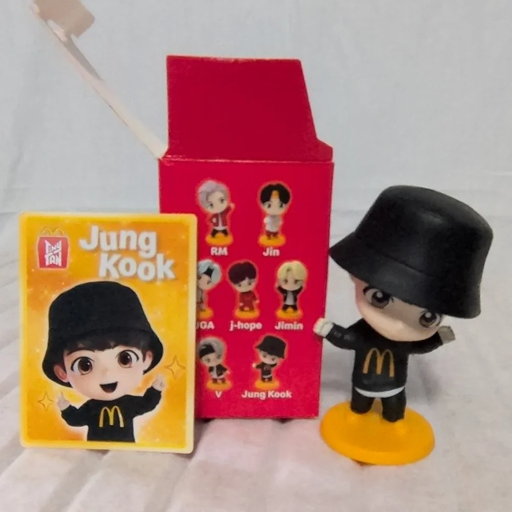 TinyTAN Jung Kook BTS McDonald's Premium Toy 2023 New in Box with Card